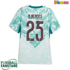 Portugal Nuno Mendes #25 Replik Auswärtstrikot Damen WM 2026 Kurzarm